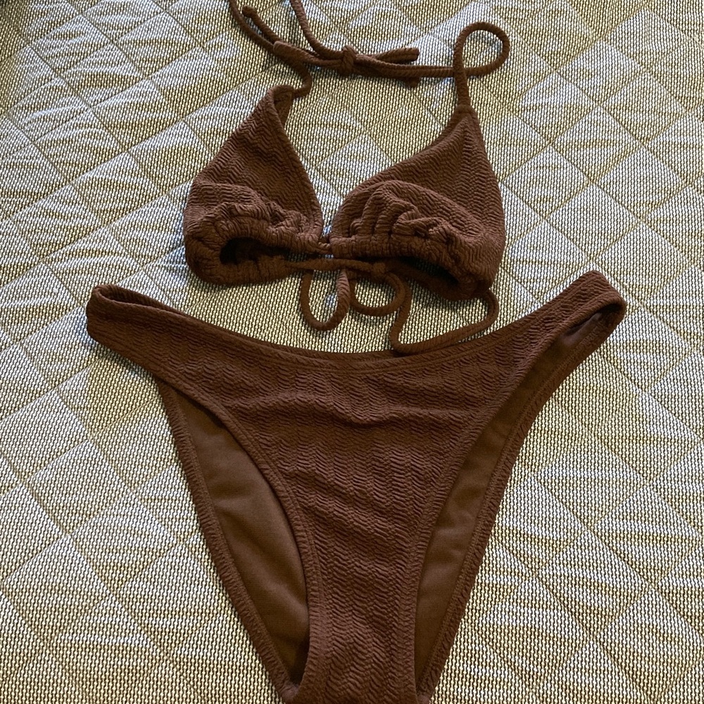No Boundaries Chocolate Bikini Set